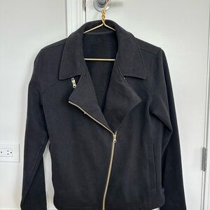 Lululemon Women's Jacket with Gold Zipper